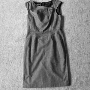 MUST BUNDLE Asymmetrical neckline business dress